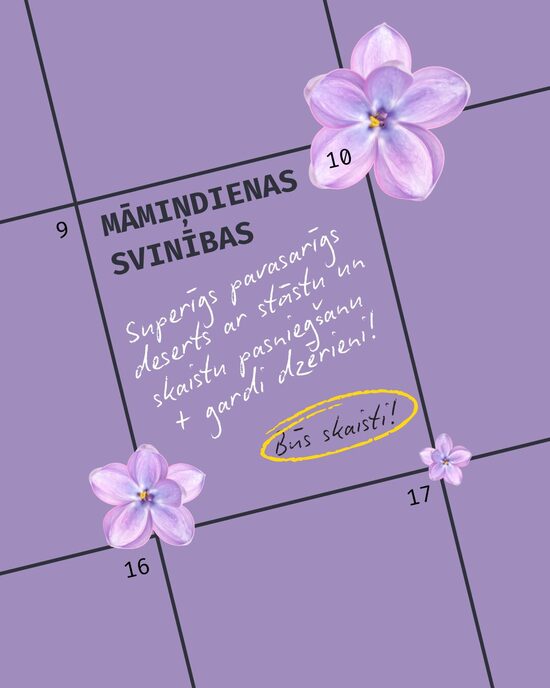 Māmiņdienas skaistas un saldas svinības 💜